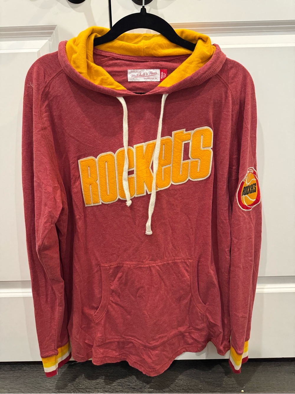 Rockets Hoodie with Yellow Lining